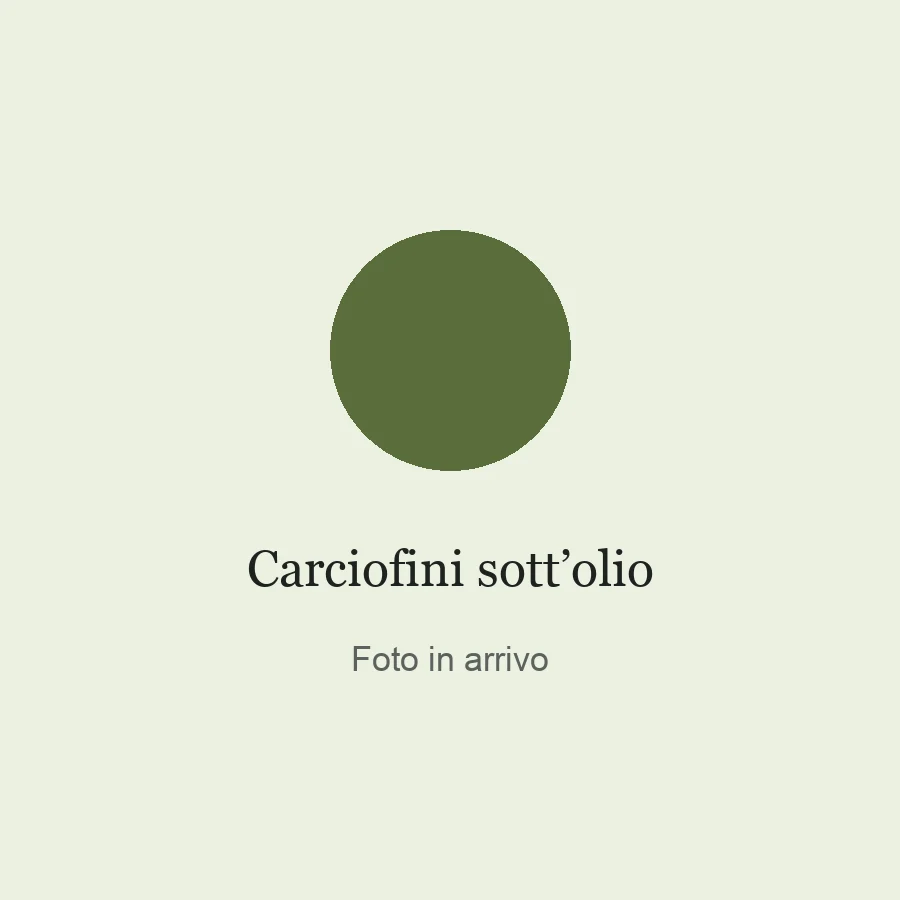 Carciofini sott’olio