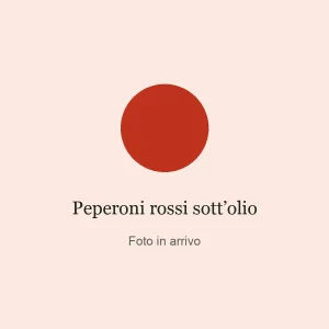 Foto provvisoria: peperoni rossi sott’olio